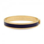Halcyon Days Plain Navy Blue and Gold Bangle